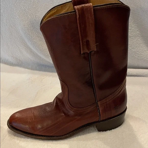 Frye Vintage Brown Leather Cowboy Boots - Men’s 9.5D